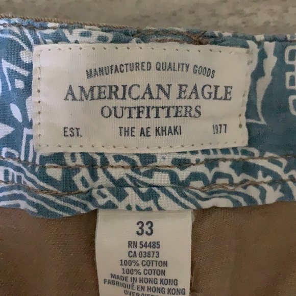 American Eagle men’s Khaki shorts size 33 - Picture 2 of 4